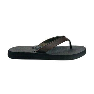 Rainbow The Cotton Black / Expresso Brown Soft Women's Flipflop Sandal